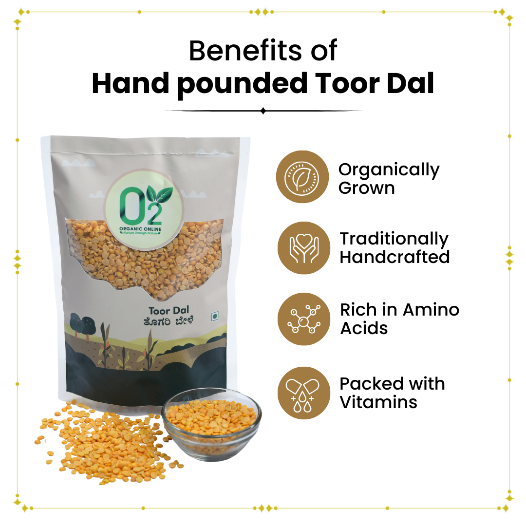 Hand pounded Toor Dal